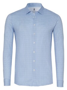 Desoto Multi Mini Circles Cubes Overhemd Blauw