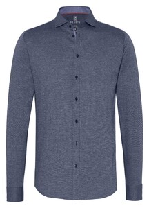Desoto New Shark Fine Pique Optics Jersey Solid Shirt Blue