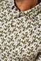 Desoto Pineapple Pattern Poloshirt Green
