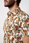 Desoto Rich Floral Garden Pattern Shirt Burnt Orange-Multicolor