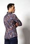 Desoto Rich Paisley Fantasy Shirt Navy-Brown