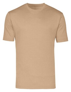 Desoto Roundneck Uni Piqué T-Shirt Brown