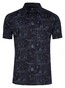 Desoto Shadowy Landscape Fantasy Polo Dark Navy