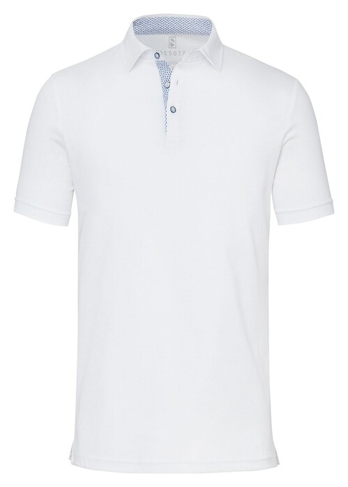 Desoto Shark Solid Uni Poloshirt White