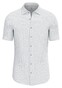 Desoto Short Sleeve Circles Stripe Pattern Shirt Grey