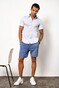 Desoto Short Sleeve Uni Subtle Contrast Overhemd Licht Blauw