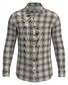 Desoto Soft Checks Kent Collar Shirt Brown-Grey