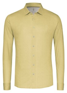 Desoto Solid Color Oxford Look Overhemd Geel