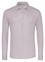 Desoto Solid Color Oxford Look Overhemd Licht Bruin