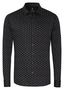 Desoto Subtle Mandala Pattern Shirt Black