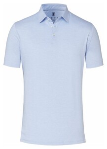 Desoto Uni Cotton Jersey Poloshirt Light Blue