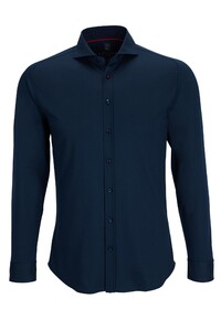 Desoto Uni Cotton Overhemd Dark Navy