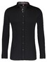 Desoto Uni Fine Collar Contrast Overhemd Zwart