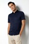 Desoto Uni Short Sleeve Piqué Kent Collar Overhemd Navy