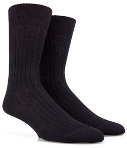 Doré Doré Rib Sock Mixed Wool Socks Black