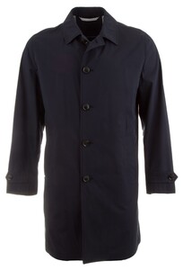 EDUARD DRESSLER Half Lined Long Coat Coat Navy