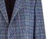EDUARD DRESSLER James Shaped Fit Silk Touch Check Colbert Blauw