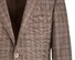 EDUARD DRESSLER James Shaped Fit Silk Touch Check Jacket Brown