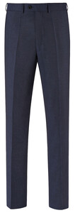EDUARD DRESSLER Modern Fit Faux Uni Pantalon Midnight Blue