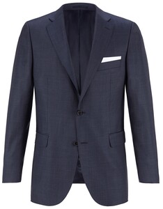 EDUARD DRESSLER Modern Fit S140 Mid Tone Colbert Midden Blauw