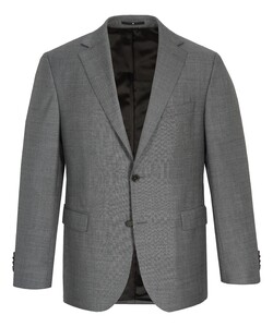 EDUARD DRESSLER Sean Shaped Fit Luxury Colbert Midden Grijs