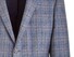 EDUARD DRESSLER Sean Shaped Fit Two-Tone Square Jacket Blue-Grey