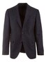 EDUARD DRESSLER Sean Ton-Sur-Ton Piet de Poule Jacket Dark Evening Blue