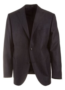 EDUARD DRESSLER Sendrik Faux-Uni Melange Blazer Jacket Dark Evening Blue