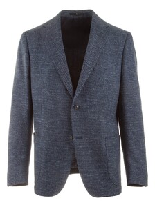 EDUARD DRESSLER Sendrik Half Lined Fine-Structure Colbert Blauw
