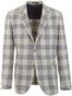 EDUARD DRESSLER Sendrik Structured Check Jacket Grey