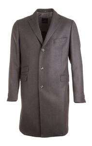 EDUARD DRESSLER Silvio Half Lined Luxury Coat Anthracite Grey