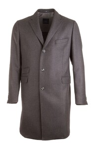 EDUARD DRESSLER Silvio Half Lined Luxury Coat Coat Anthracite Grey