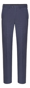 EDUARD DRESSLER Triest Faux-Uni Slim-Fit Broek Donker Blauw