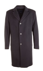 EDUARD DRESSLER Wool-Cashmere Coat Coat Navy