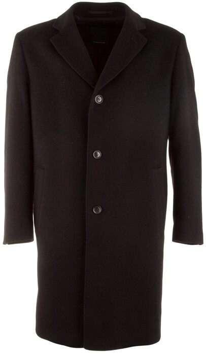 EDUARD DRESSLER Wool-Cashmere Coat Jas Zwart