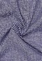 Eterna Check Non-Iron Cotton Poplin Extra Sleeve Length Overhemd Navy