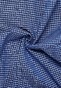 Eterna Checked Poplin Non-Iron Classic Button-Down Overhemd Donker Blauw