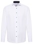 Eterna Cover Shirt Cotton Twill Non-Iron Subtle Contrast Overhemd Wit