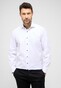 Eterna Cover Shirt Cotton Twill Non-Iron Subtle Contrast White