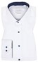 Eterna Cover Shirt Cotton Twill Non-Iron Subtle Contrast White