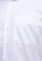 Eterna Cover Shirt Extra Lange Mouw Twill Half-Ply Cotton Non-Iron Overhemd Wit