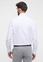 Eterna Cover Shirt Extra Lange Mouw Twill Half-Ply Cotton Non-Iron Overhemd Wit