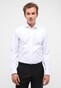 Eterna Cover Shirt Half-Ply Cotton Twill French Cuffs Overhemd Wit