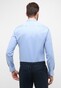 Eterna Cover Shirt Half-Ply Cotton Twill Non-Iron Shark Collar Overhemd Blauw