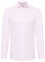 Eterna Cover Shirt Half-Ply Cotton Twill Non-Iron Shark Collar Overhemd Rosa