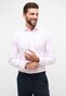 Eterna Cover Shirt Half-Ply Cotton Twill Non-Iron Shark Collar Overhemd Rosa