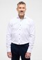 Eterna Cover Shirt Half-Ply Twill Cotton Non-Iron White