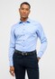 Eterna Cover Shirt Non-Iron Cotton Twill Classic Kent Blue