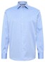 Eterna Cover Shirt Non-Iron Cotton Twill Plain Color Classic Kent Blue