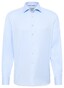 Eterna Cover Shirt Non-Iron Cotton Twill Plain Color Classic Kent Light Blue